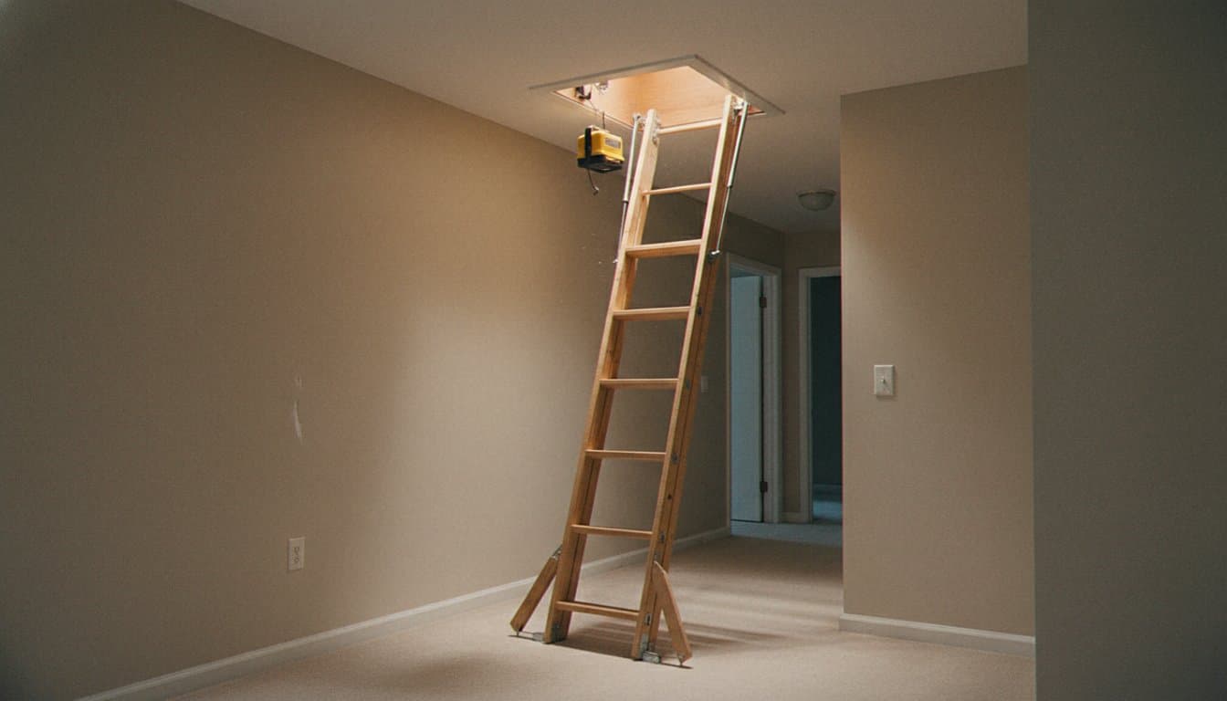 Sealed attic access hatch