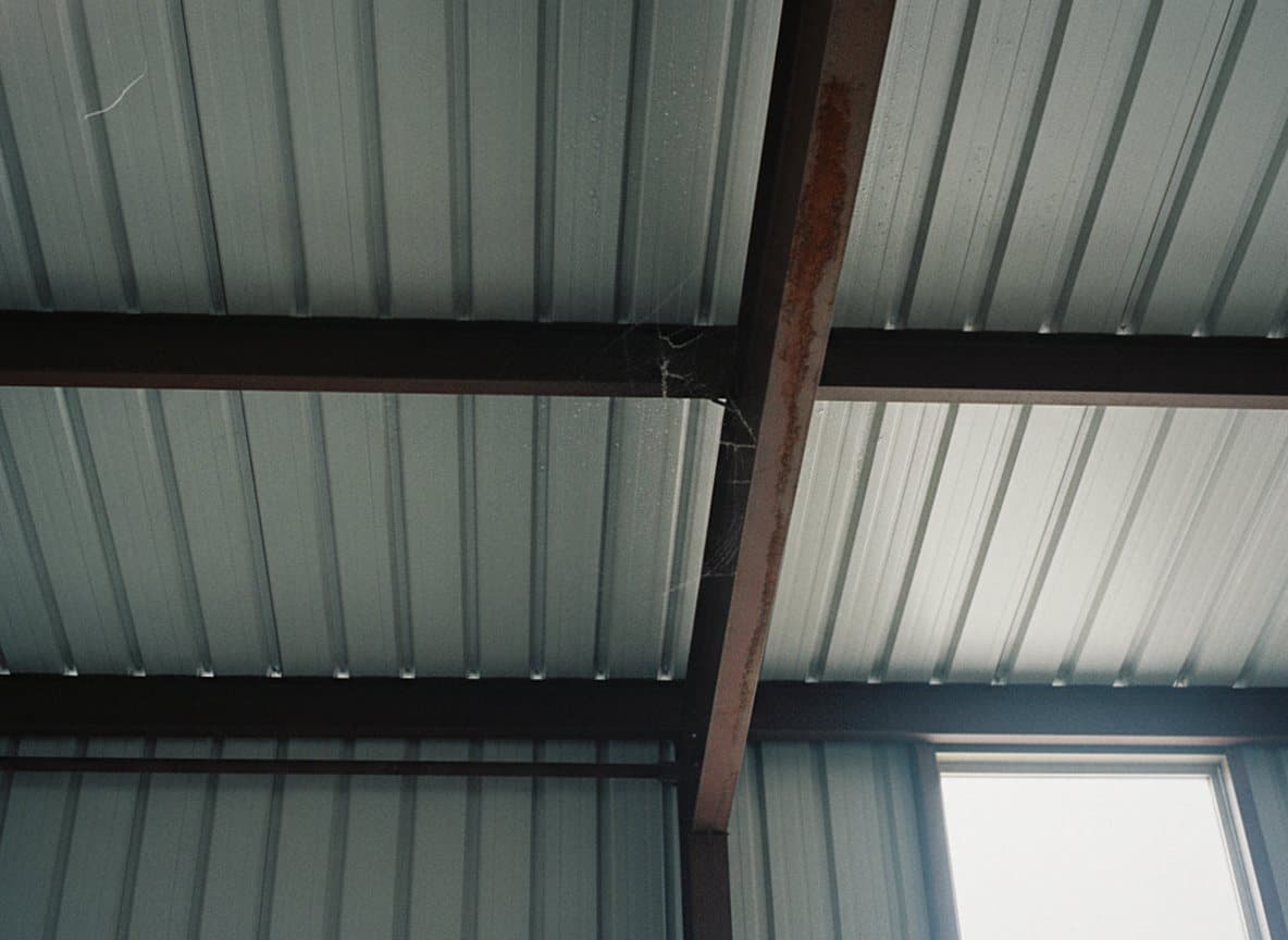 Uninsulated commercial interior