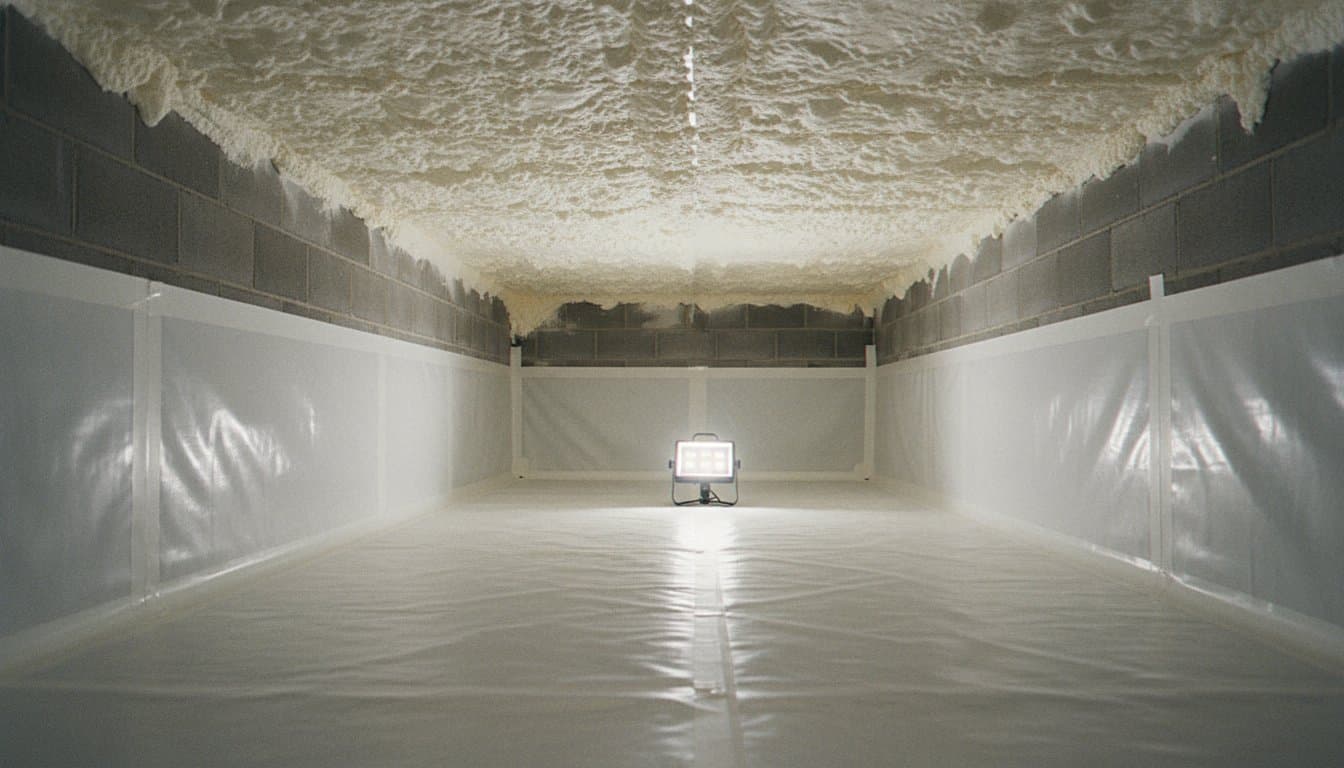 Fully encapsulated crawl space