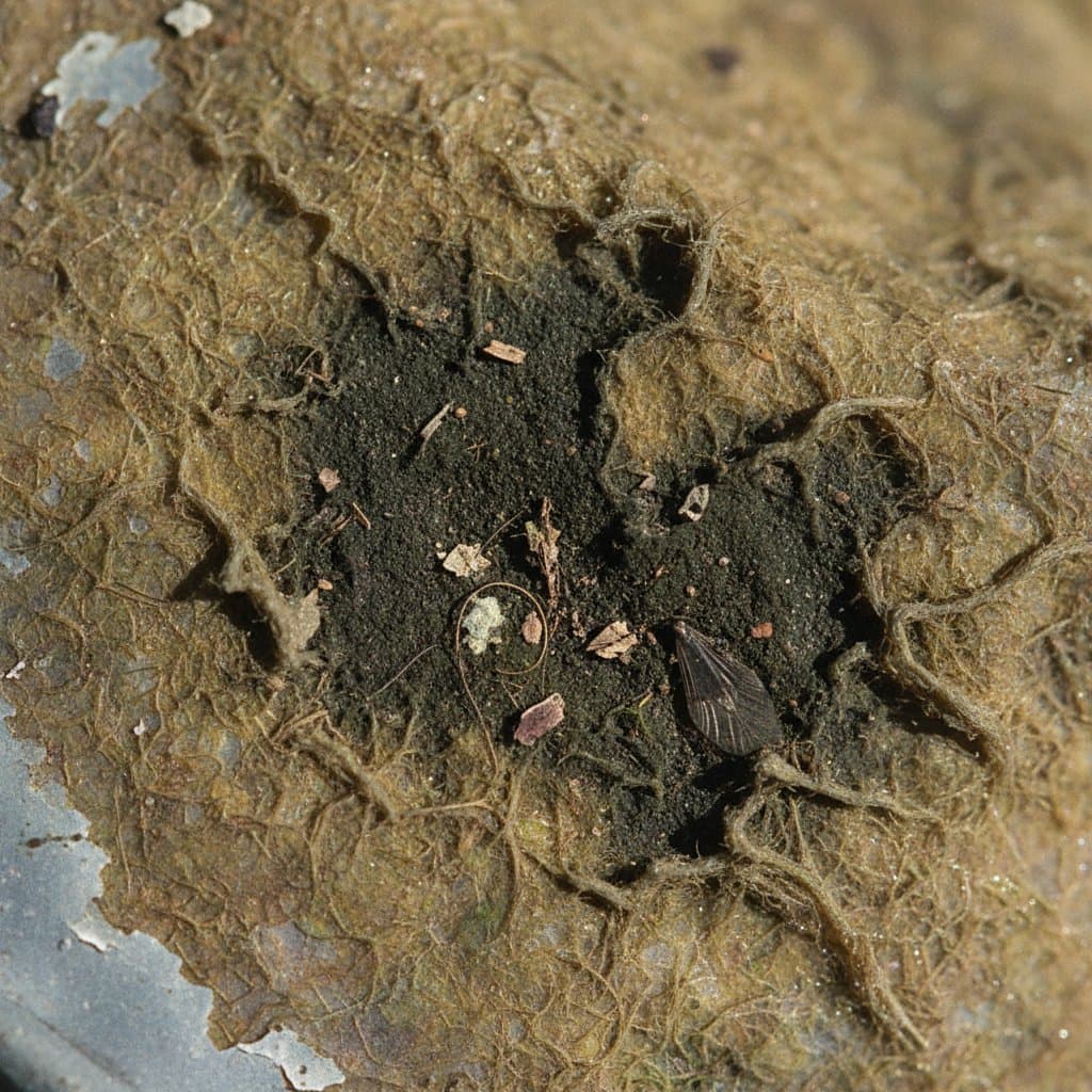 Old insulation damage detail