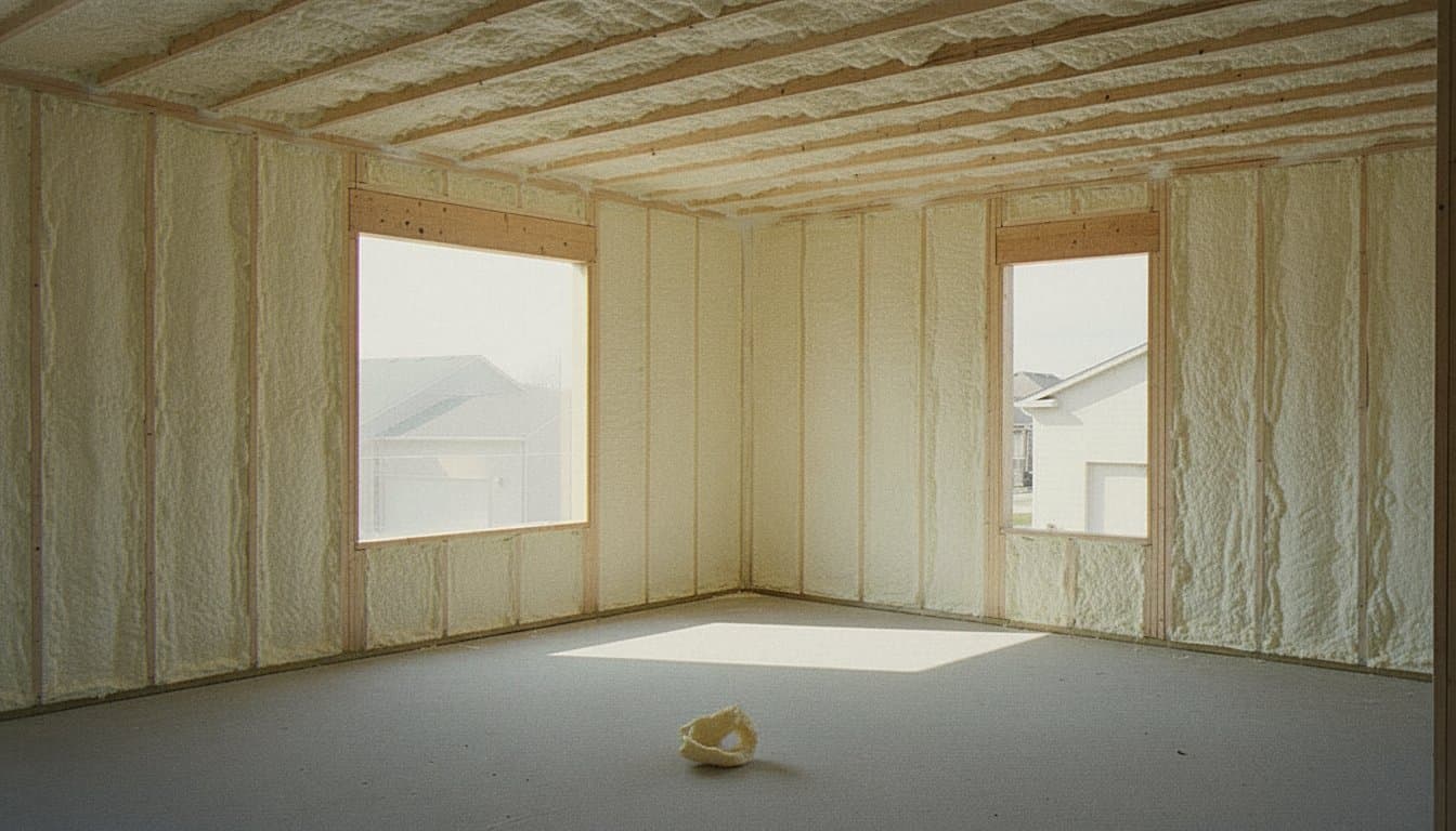 Fully insulated shell before drywall