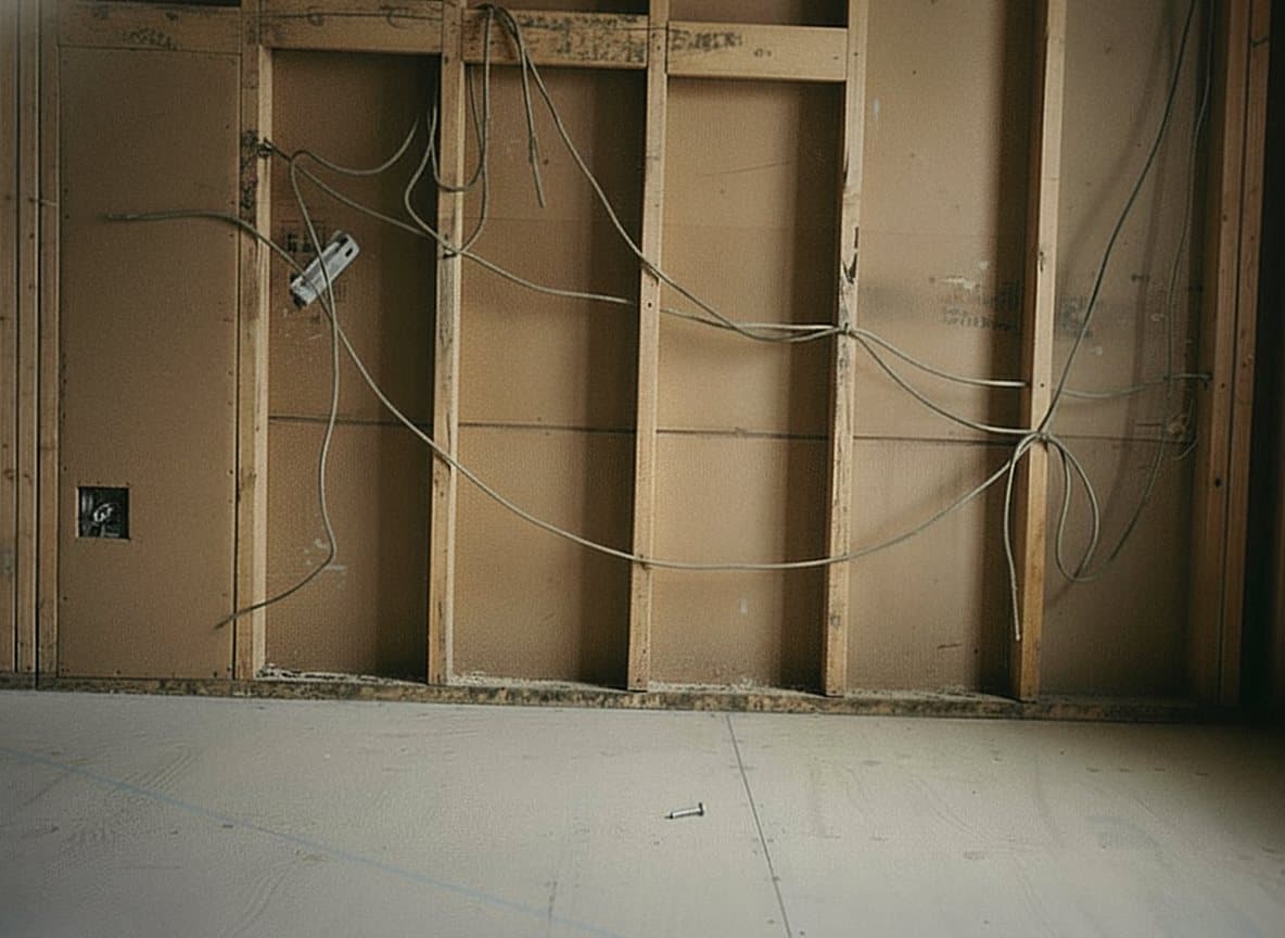 Uninsulated or partially insulated wall cavity